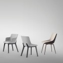 Chair Artika Wood Bonaldo with wooden legs