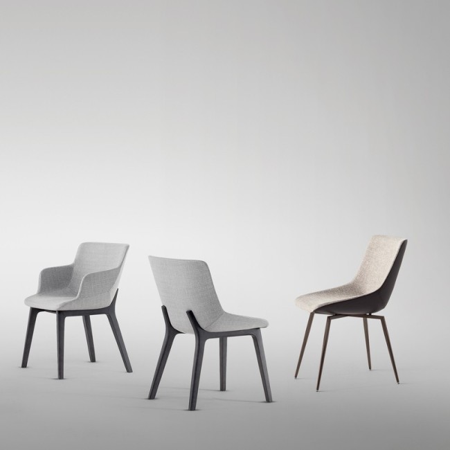 Chair Artika Wood Bonaldo with wooden legs