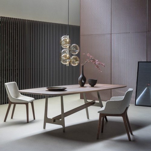 Chair Artika Wood Bonaldo with wooden legs