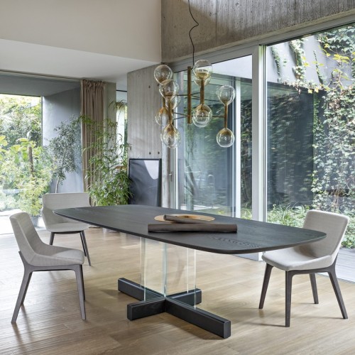 Chair Artika Wood Bonaldo with wooden legs