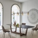 Chair Artika Bonaldo with metal legs