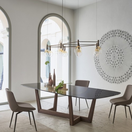 Chair Artika Bonaldo with metal legs