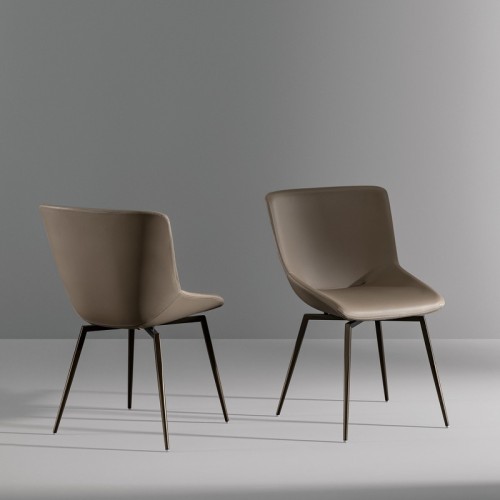 Chair Artika Bonaldo with metal legs