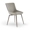 Chair Artika Bonaldo with metal legs