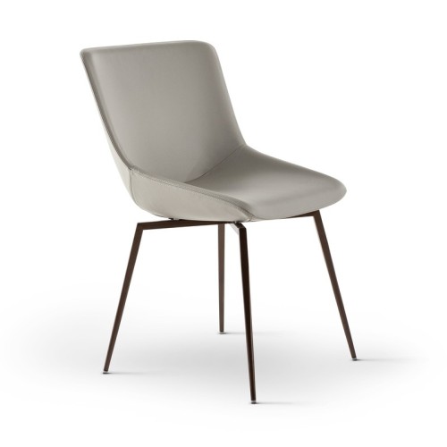 Chair Artika Bonaldo with metal legs
