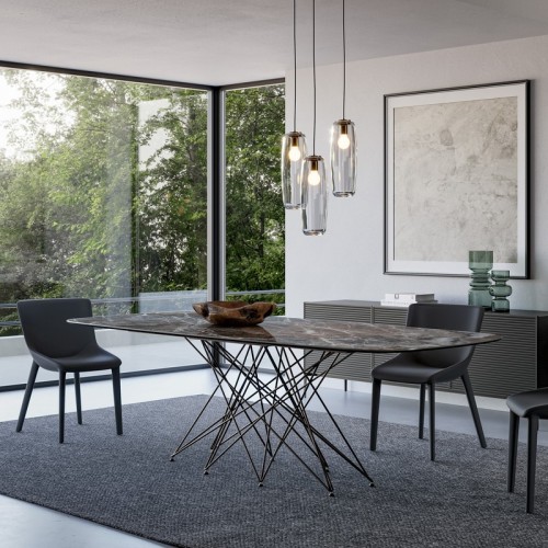 Chair Artika Bonaldo with upholstered legs
