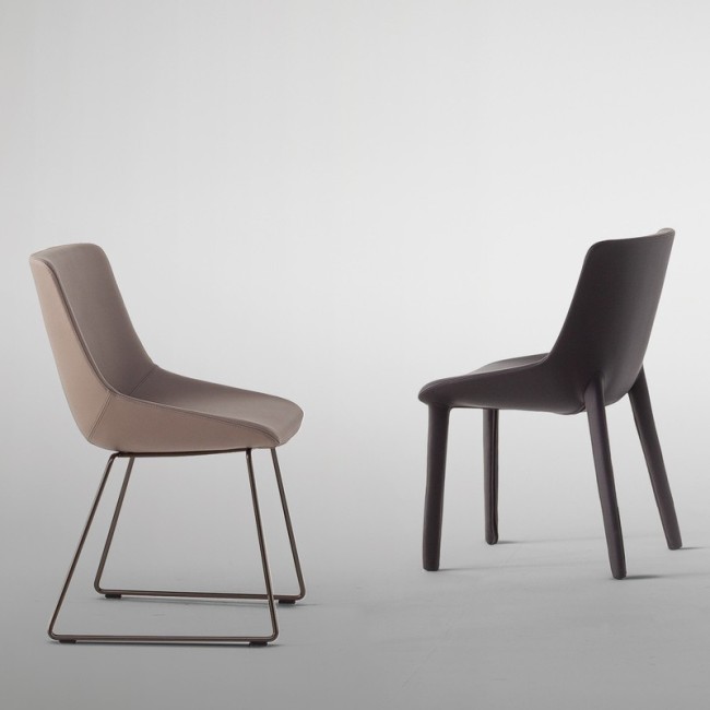 Chair Artika Si Bonaldo with sled base