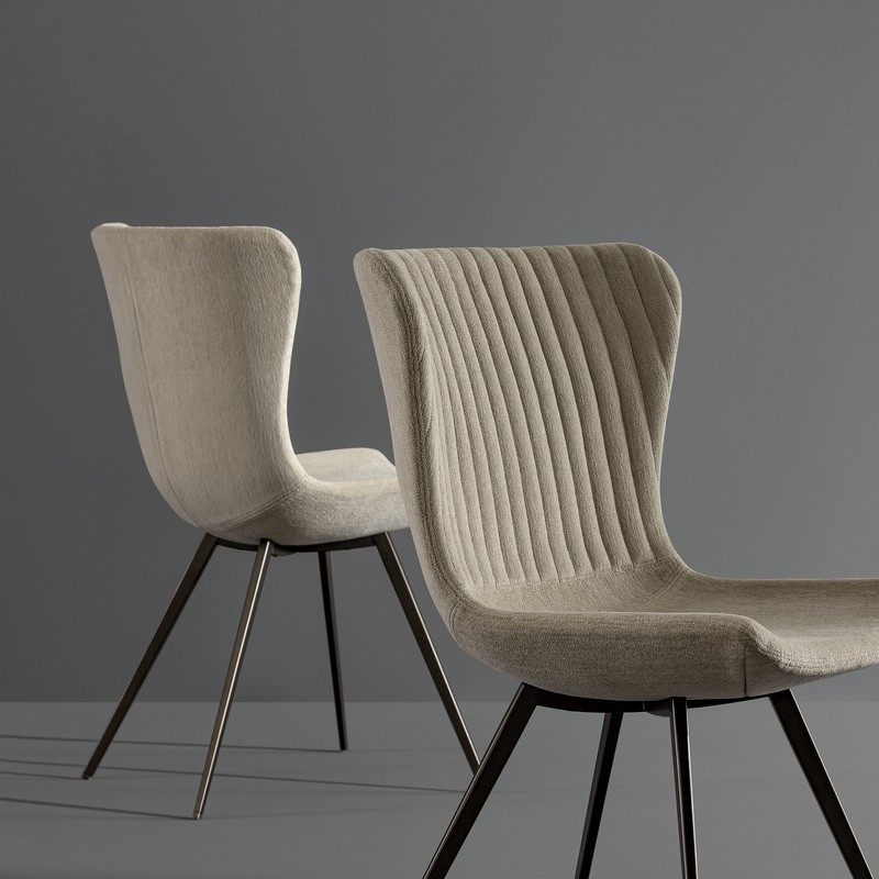 Chair Colibrì Bonaldo upholstered
