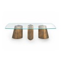 Ogiva Fiam Italia Standard Base Table | Glass or Marble