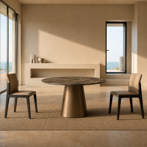 Ogiva Fiam Italia Large Base Table | Glass or Marble