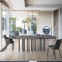 Upholstered Itala Chair Bonaldo with metal legs
