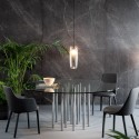 Upholstered Itala Chair Bonaldo with covered legs