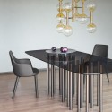 Upholstered Itala Chair Bonaldo with covered legs