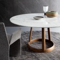 Ketch upholstered chair by Bonaldo with covered legs