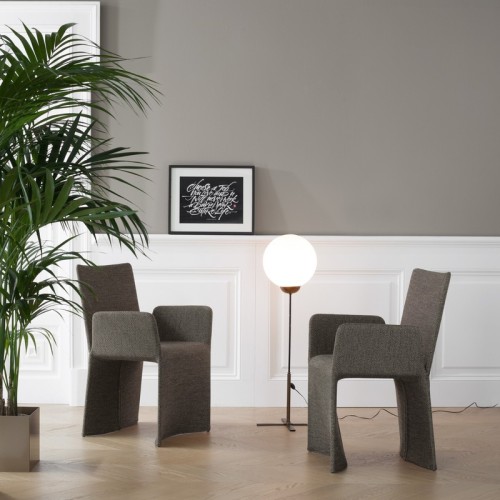 Ketch upholstered chair by Bonaldo with covered legs