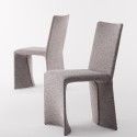 Ketch upholstered chair by Bonaldo with covered legs