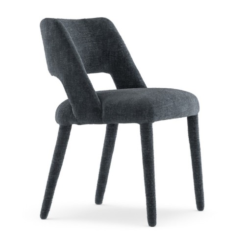 Mask upholstered chair by Bonaldo with covered legs