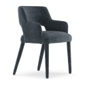 Mask upholstered chair by Bonaldo with covered legs