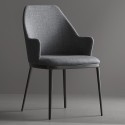 Mida high-back upholstered chair by Bonaldo