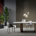 My Way Wood chair by Bonaldo with wooden legs