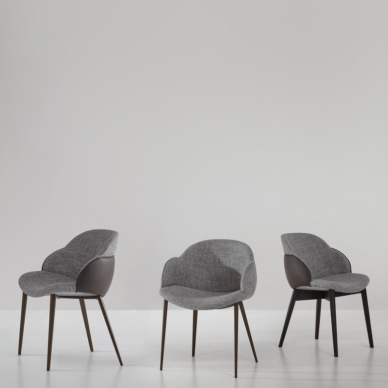 My Way Wood chair by Bonaldo with wooden legs