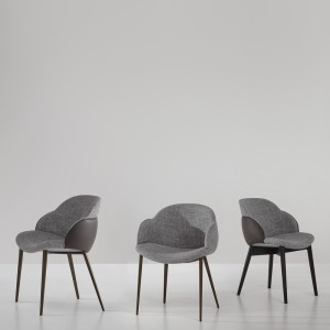 My Way Wood chair by Bonaldo with wooden legs
