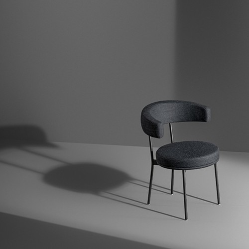 Neuilly upholstered chair by Bonaldo
