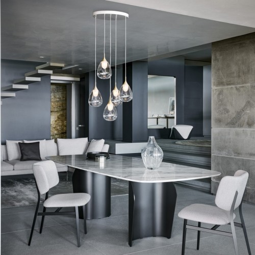 Noor upholstered chair by Bonaldo
