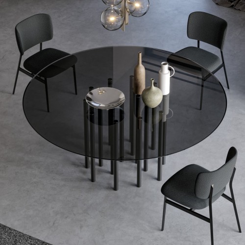 Noor upholstered chair by Bonaldo