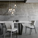 Noor upholstered chair by Bonaldo