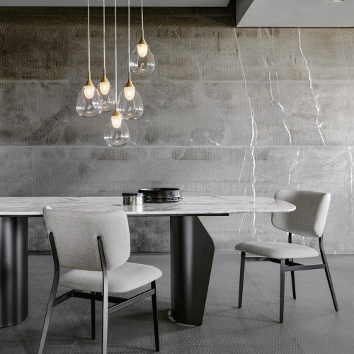 Noor upholstered chair by Bonaldo