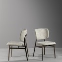 Noor upholstered chair by Bonaldo