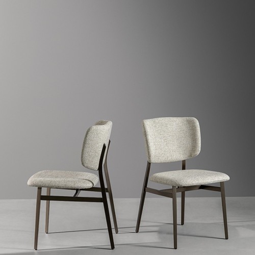 Noor upholstered chair by Bonaldo