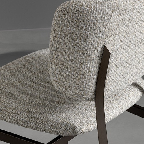 Noor upholstered chair by Bonaldo