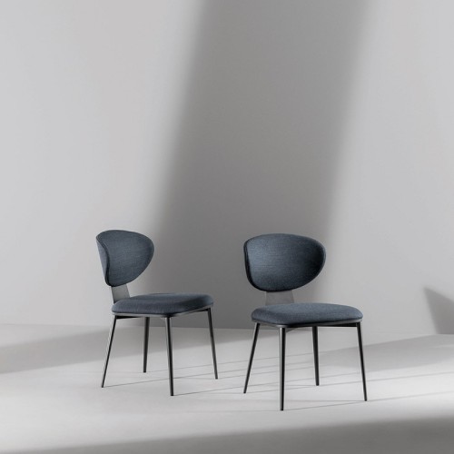 Olos Chair by Bonaldo with wooden legs