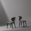 Olos Chair Met by Bonaldo with metal legs
