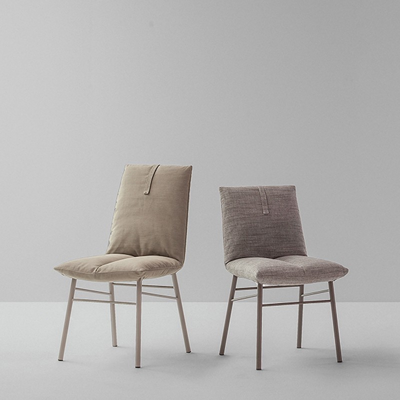 Pil upholstered chair by Bonaldo