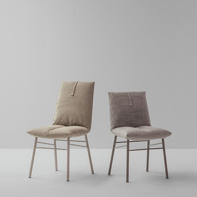 Pil upholstered chair by Bonaldo