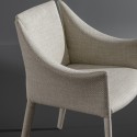 Vela upholstered chair by Bonaldo