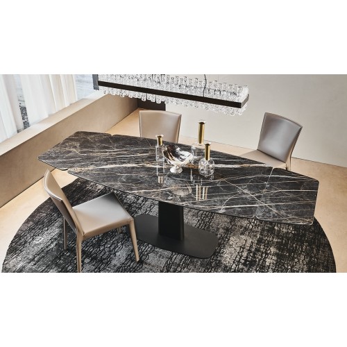Linus Keramik Drive Cattelan Italia extendable dining Table