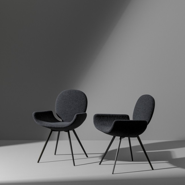 Youpi metal-leg chair by Bonaldo