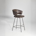 Bahia Too metal-leg stool by Bonaldo