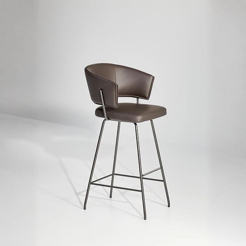 Bahia Too metal-leg stool by Bonaldo