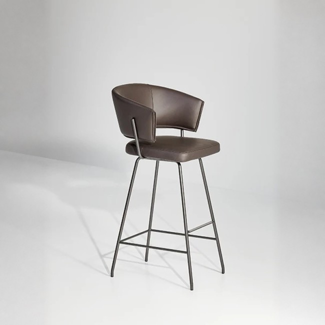 Bahia Too metal-leg stool by Bonaldo