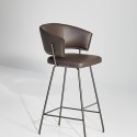 Bahia Too metal-leg stool by Bonaldo