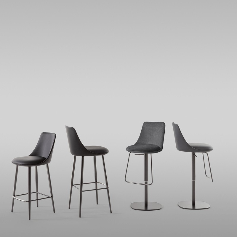 Itala Too swivel stool by Bonaldo