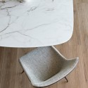 AX Bonaldo Table with Barrel-Shaped Top