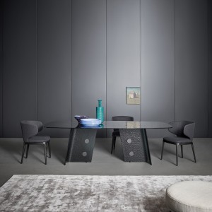Botón Bonaldo Smoked Glass Table