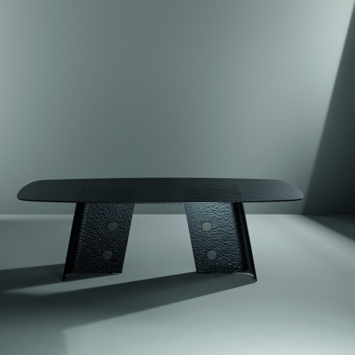 Botón Bonaldo Smoked Glass Table