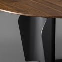 Flame Wood Bonaldo Round Table
